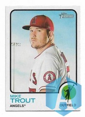 2022 Topps Heritage #100 MIKE TROUT Angels